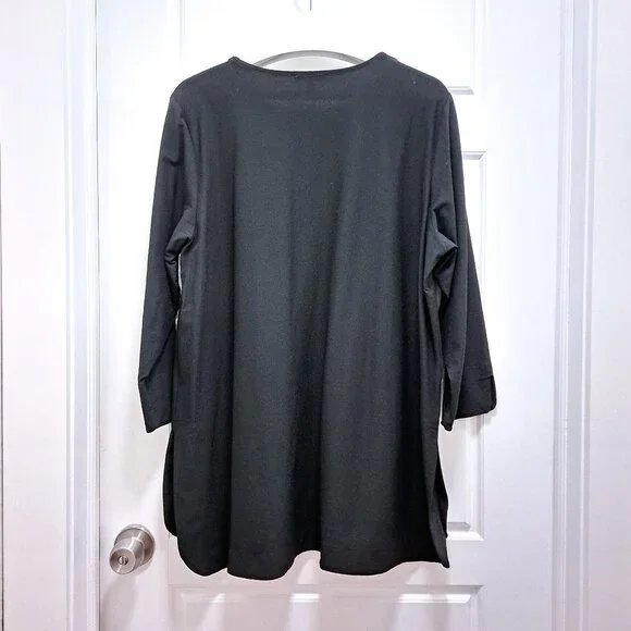 Eileen Fisher Tunic Black Size 2X - Picture 7 of 9